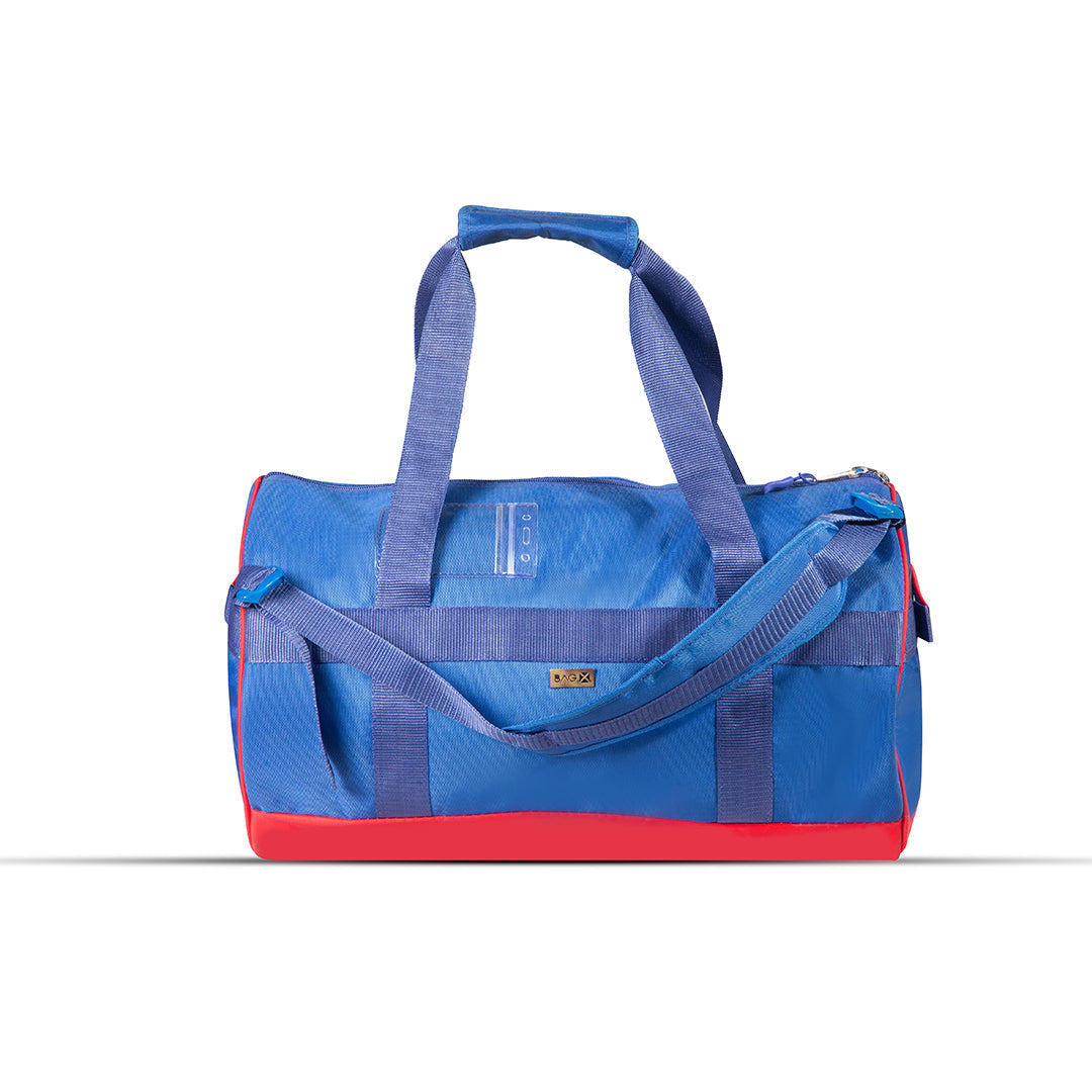 JOURNEY  DUFFEL BLUE / RED