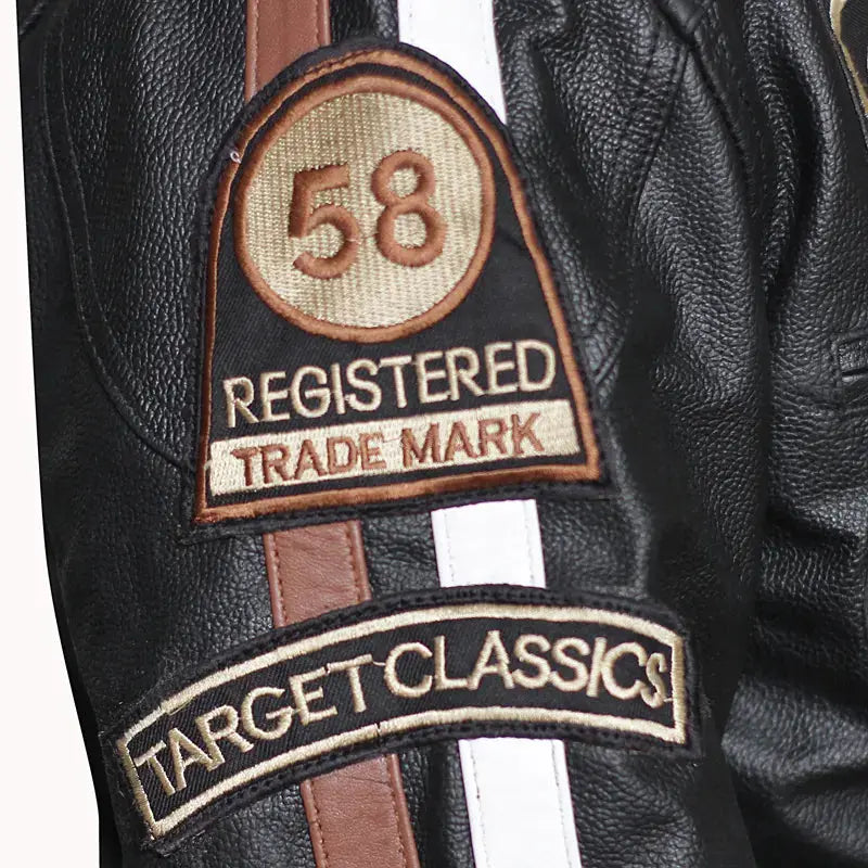 American Classic Black Leather Jacket LUXE LEATHER