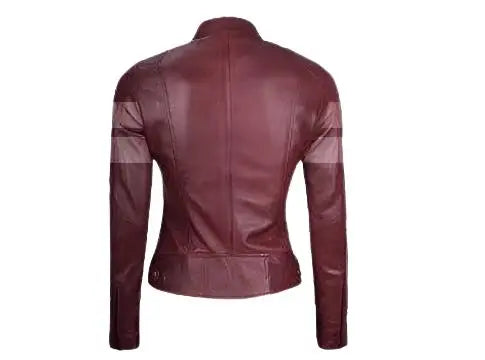 Streamlined Leather Jacket LUXE LEATHER