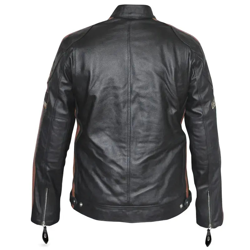 American Classic Black Leather Jacket LUXE LEATHER