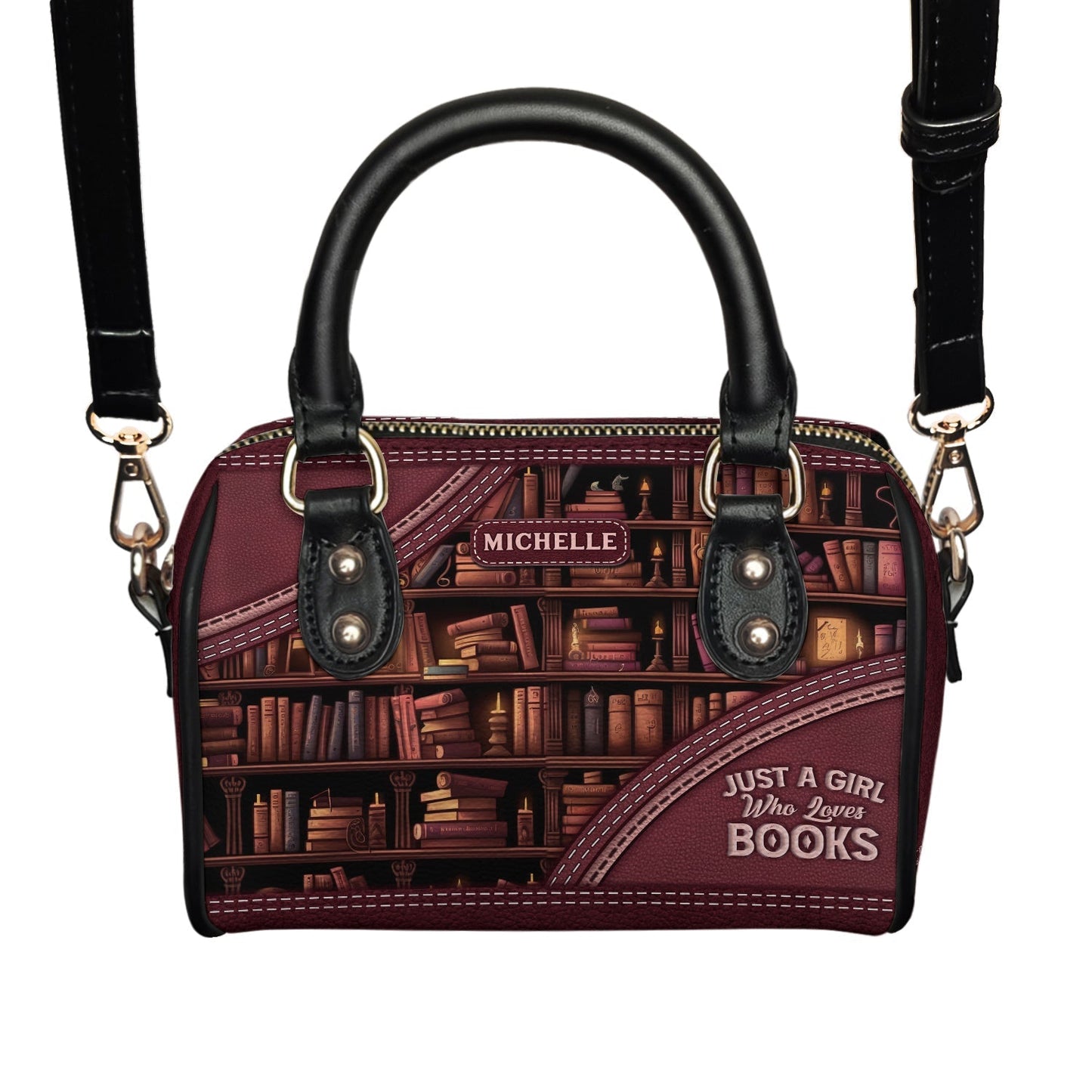 Just A Girl Who Loves Books Mini Satchel